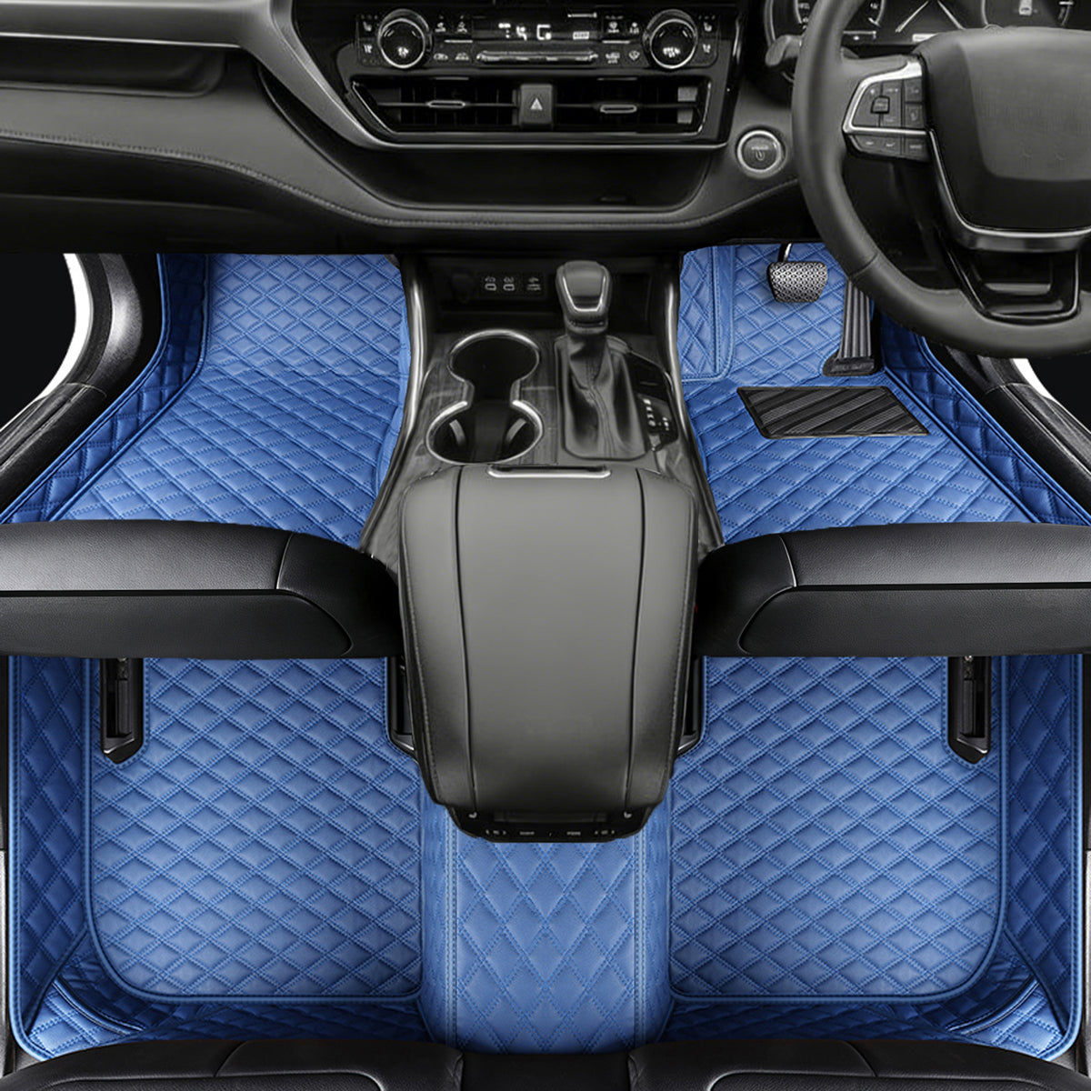 Vegan Leather Car Floor Mats | Custom Fit, All-Weather Protection | Topcarmats