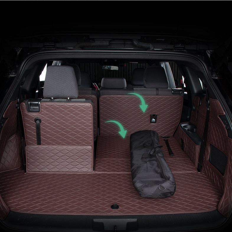 Vegan Leather Boot Liner for 3-Row Vehicles | Full Coverage, All-Weather | Topcarmats