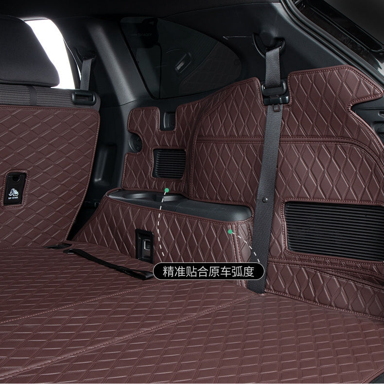 Vegan Leather Boot Liner for 3-Row Vehicles | Full Coverage, All-Weather | Topcarmats