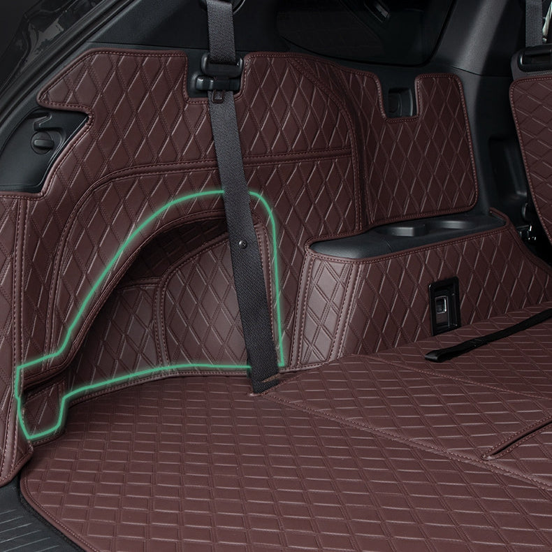 Vegan Leather Boot Liner for 3-Row Vehicles | Full Coverage, All-Weather | Topcarmats