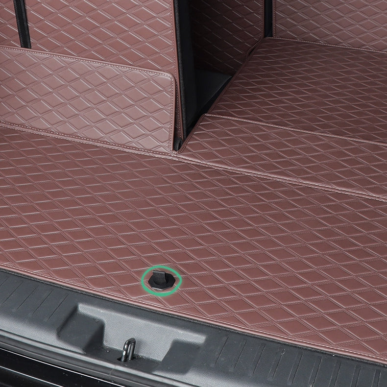 Vegan Leather Boot Liner for 3-Row Vehicles | Full Coverage, All-Weather | Topcarmats