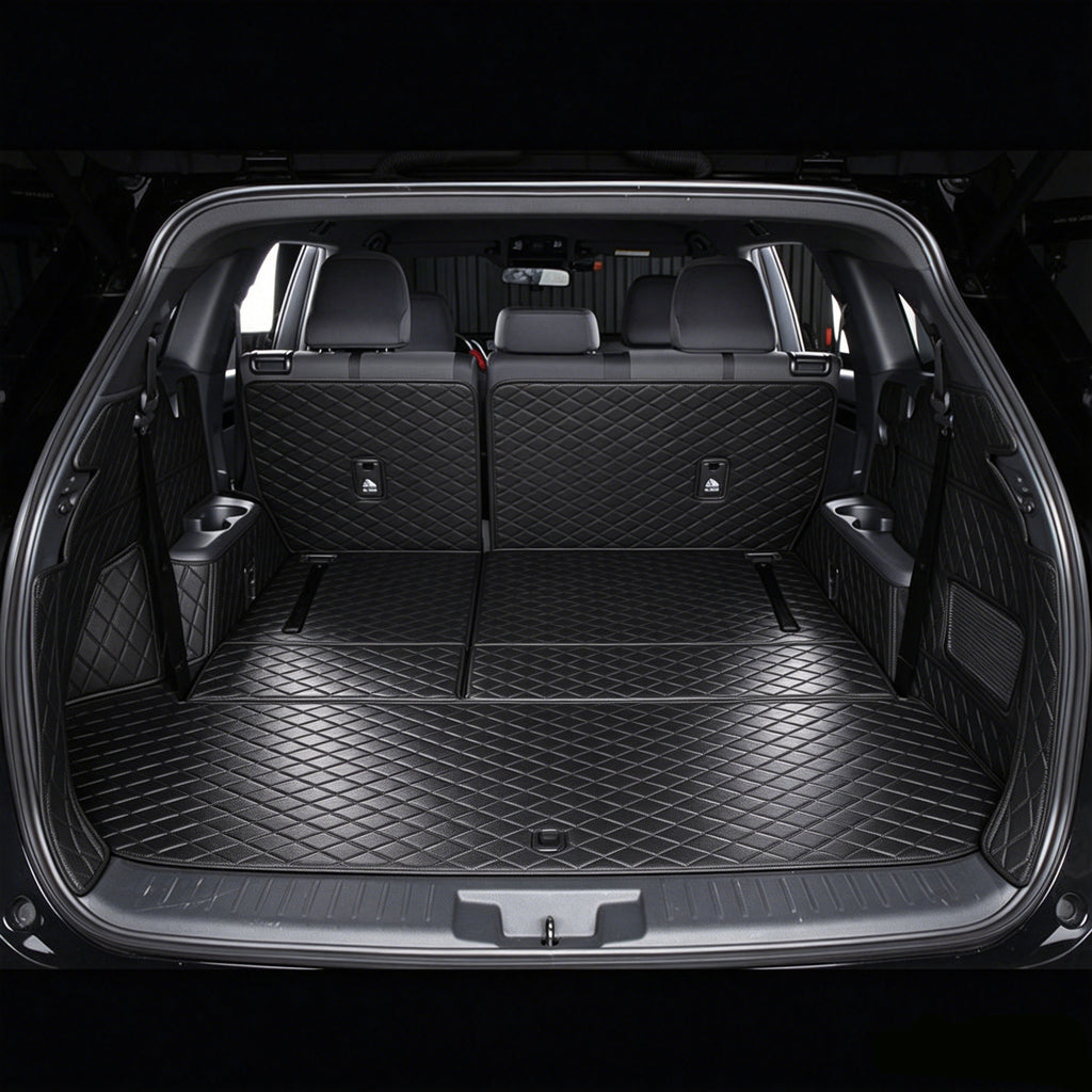 Vegan Leather Boot Liner for 3-Row Vehicles | Full Coverage, All-Weather | Topcarmats
