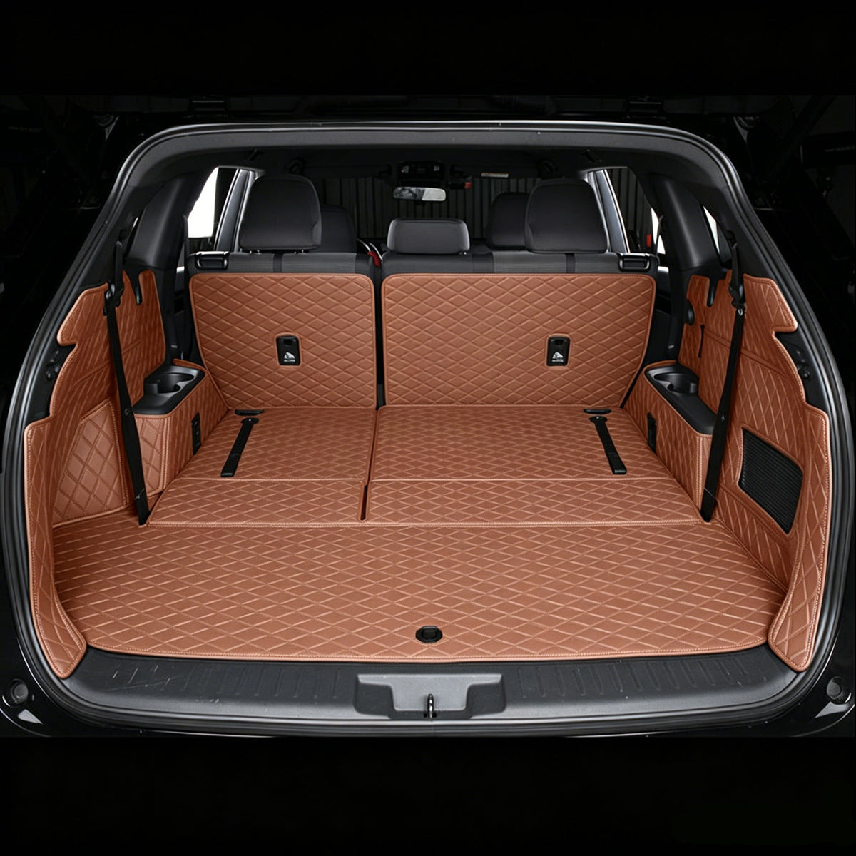 Vegan Leather Boot Liner for 3-Row Vehicles | Full Coverage, All-Weather | Topcarmats