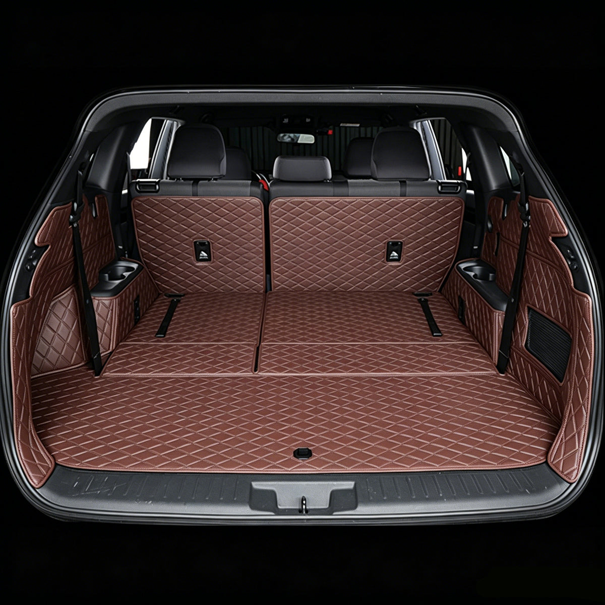 Vegan Leather Boot Liner for 3-Row Vehicles | Full Coverage, All-Weather | Topcarmats