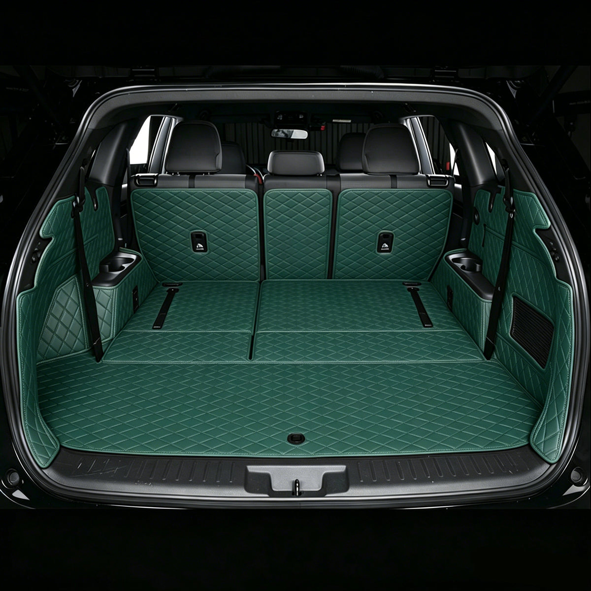 Vegan Leather Boot Liner for 3-Row Vehicles | Full Coverage, All-Weather | Topcarmats