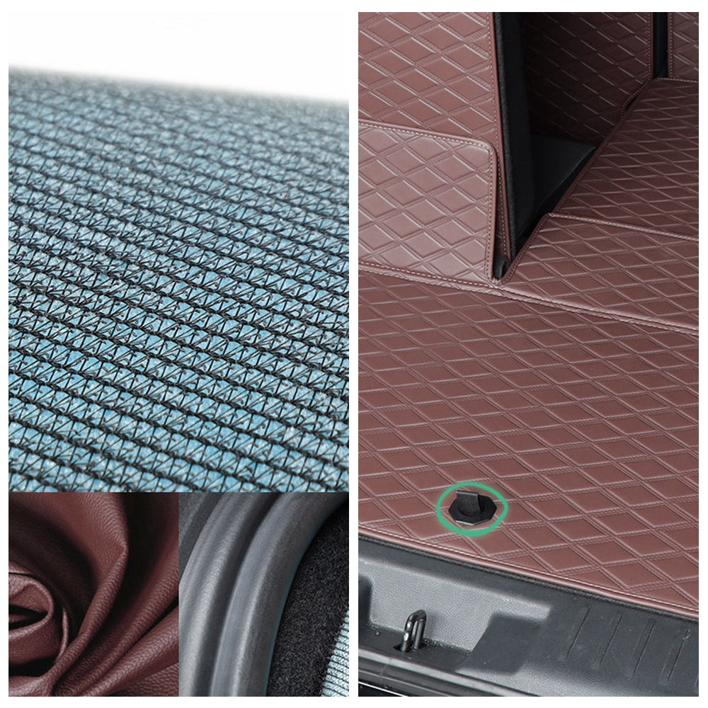 Vegan Leather Boot Liner for 3-Row Vehicles | Full Coverage, All-Weather | Topcarmats