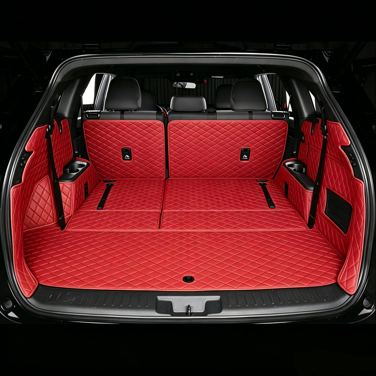 Vegan Leather Boot Liner for 3-Row Vehicles | Full Coverage, All-Weather | Topcarmats