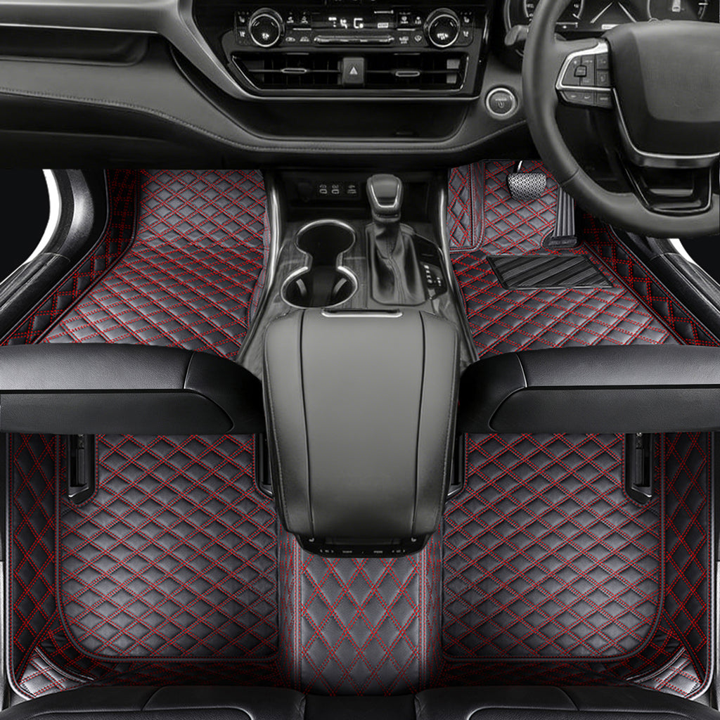 Vegan Leather Car Floor Mats | Custom Fit, All-Weather Protection | Topcarmats